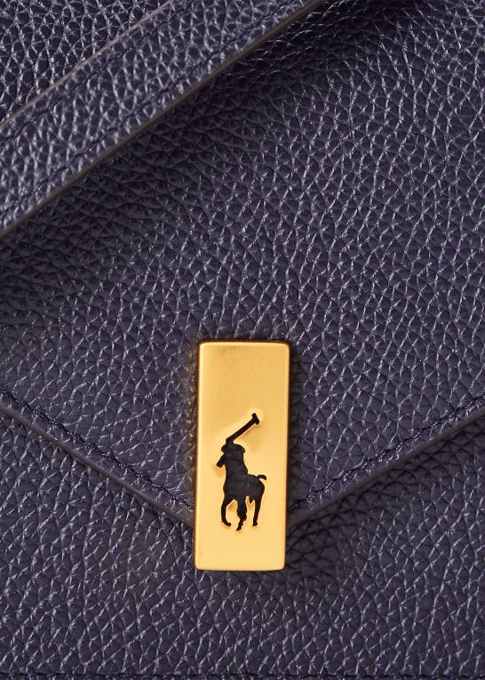 midnatsflåde Kvinder Ralph Lauren polo id læder kæde pung & taske Z426B5171