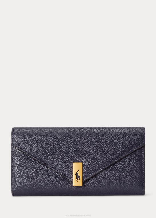 midnatsflåde Kvinder Ralph Lauren polo id læder pung Z426B9746