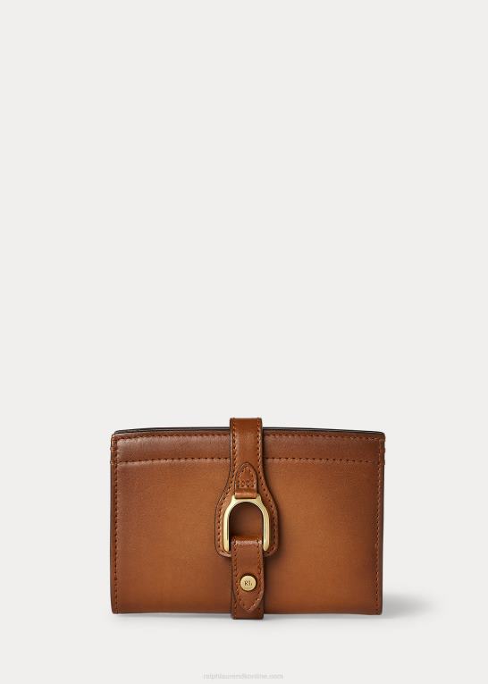 rl guld Kvinder Ralph Lauren poleret welington fransk pung Z426B5613