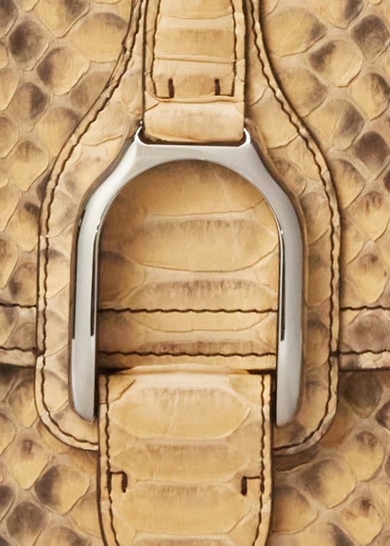 rl tan Kvinder Ralph Lauren python welington crossbody pung Z426B5289