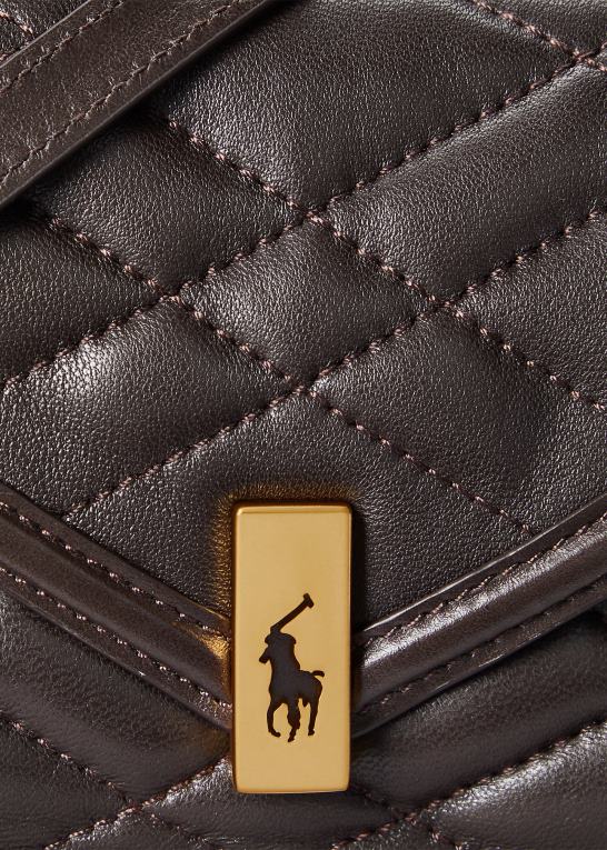 tobak Kvinder Ralph Lauren polo id quiltet kæde pung & taske Z426B5175