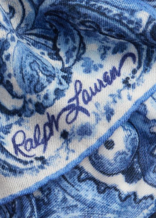 Kvinder Ralph Lauren paisley pashmina tørklæde Z426B5479