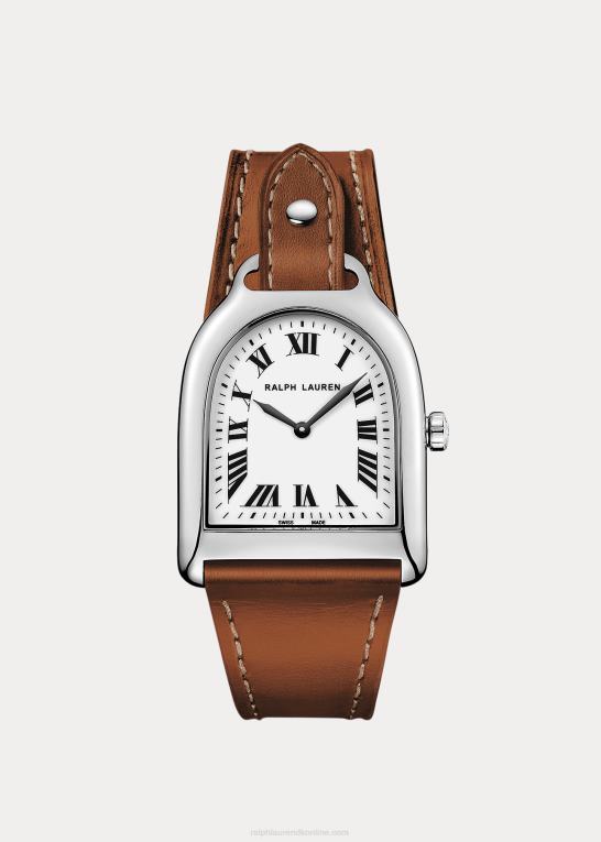 hvid skive Kvinder Ralph Lauren lille stål Z426B2844