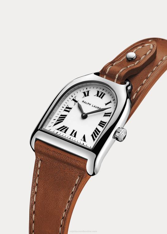 hvid skive Kvinder Ralph Lauren lille stål Z426B2844
