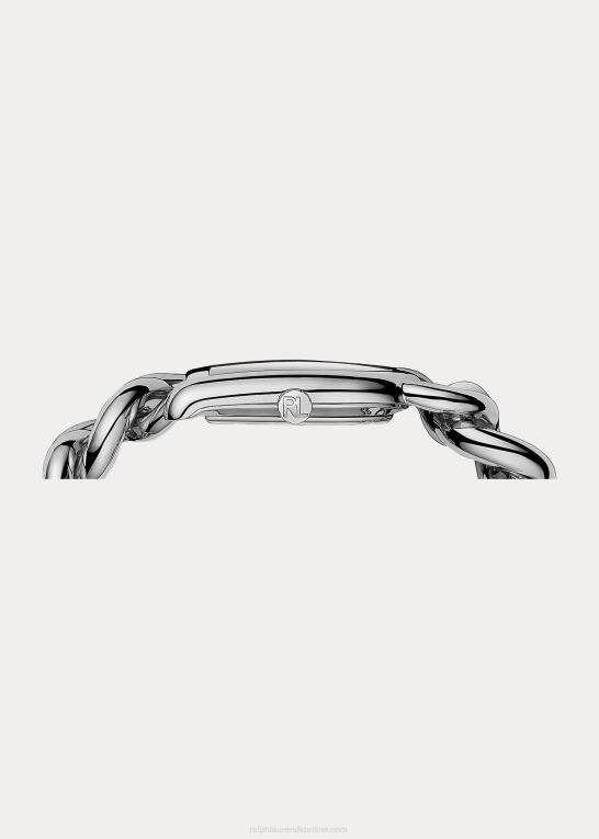 hvid skive link Kvinder Ralph Lauren lille led stål Z426B2847