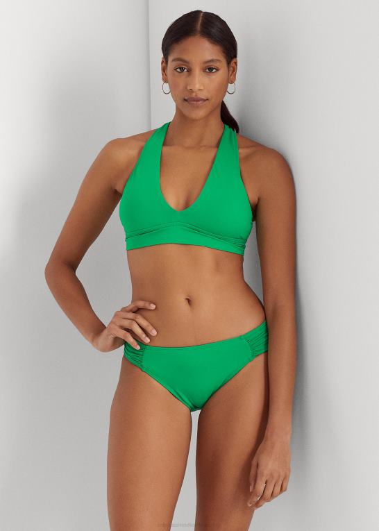 cabana grøn Kvinder Ralph Lauren solid hipster bikiniunderdel Z426B4159