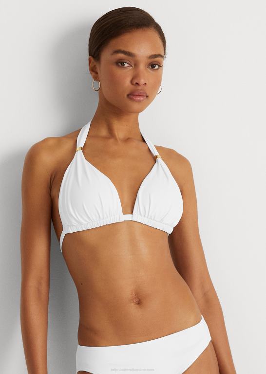 hvid Kvinder Ralph Lauren grime bikini top Z426B4210