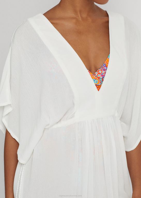 hvid Kvinder Ralph Lauren tunika cover-up Z426B4181