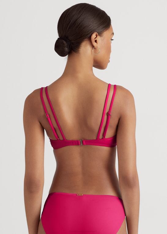 orkidé Kvinder Ralph Lauren twist-front bikini top Z426B4144