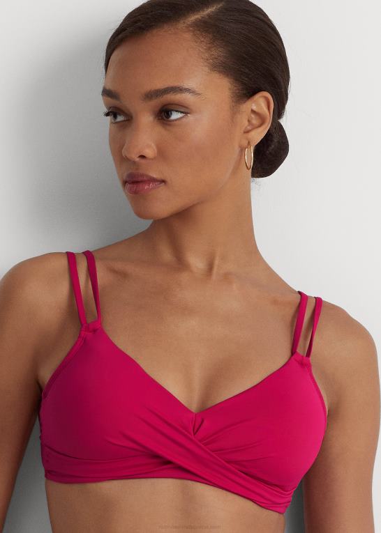 orkidé Kvinder Ralph Lauren twist-front bikini top Z426B4144