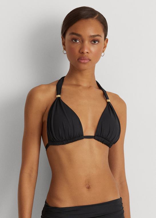 sort Kvinder Ralph Lauren grime bikini top Z426B4211