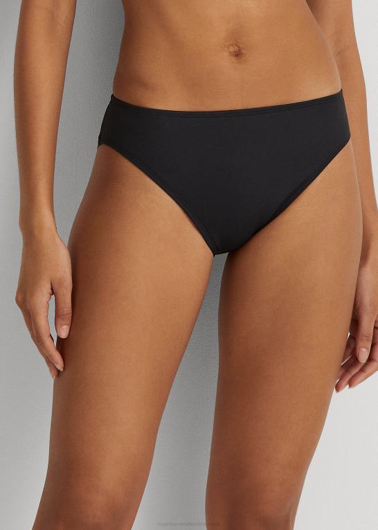 sort Kvinder Ralph Lauren solid hipster bikiniunderdel Z426B4204
