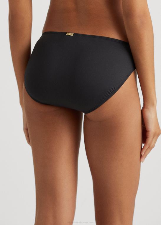 sort Kvinder Ralph Lauren solid hipster bikiniunderdel Z426B4204