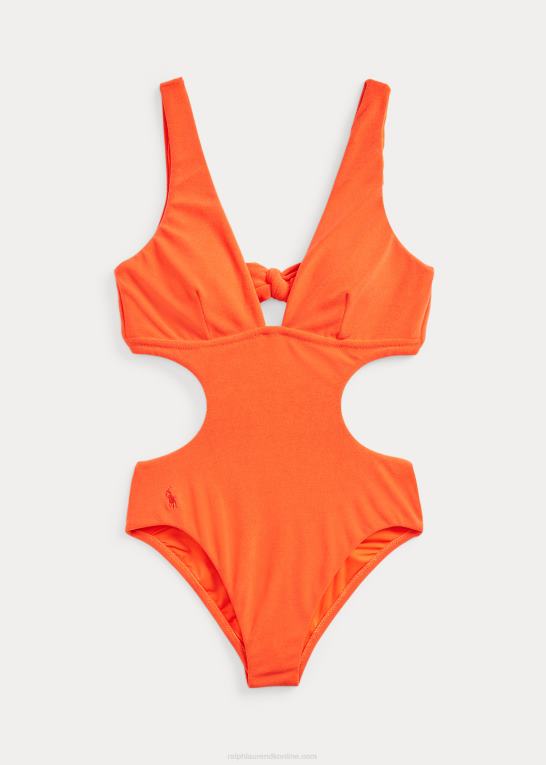 valmue Kvinder Ralph Lauren udskæring v-hals i ét stykke Z426B3294