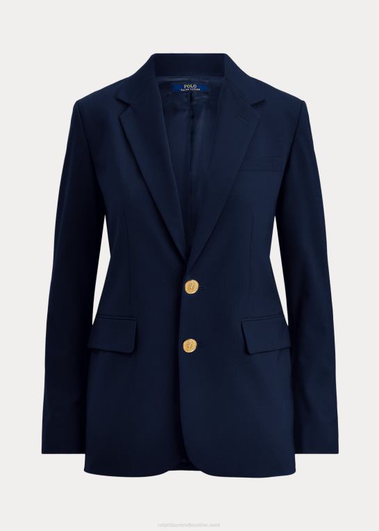 Kvinder Ralph Lauren stræk blazer med to knapper Z426B4755