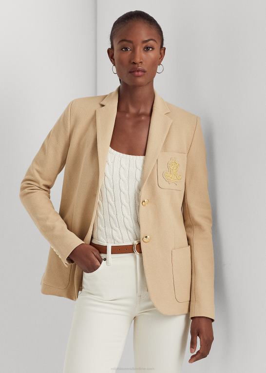 birkebrun Kvinder Ralph Lauren bullion jacquard blazer Z426B4295
