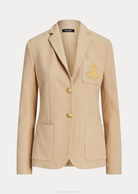 birkebrun Kvinder Ralph Lauren bullion jacquard blazer Z426B4295