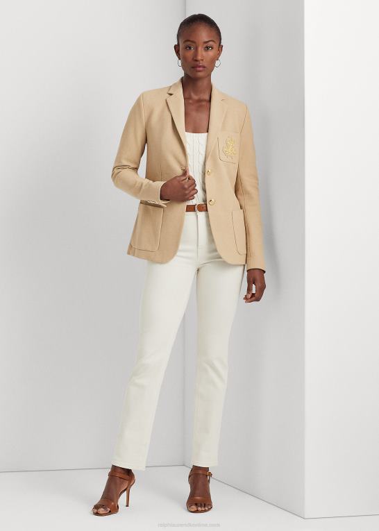 birkebrun Kvinder Ralph Lauren bullion jacquard blazer Z426B4295
