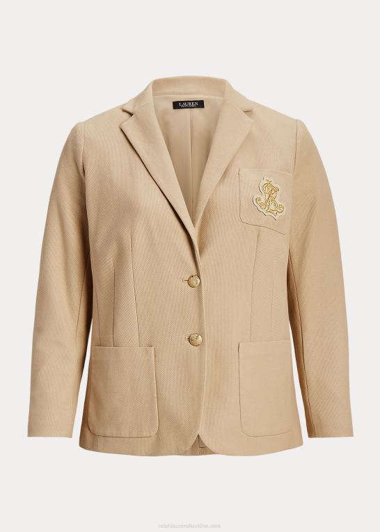 birkebrun Kvinder Ralph Lauren bullion jacquard blazer Z426B4514