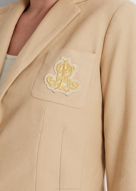 birkebrun Kvinder Ralph Lauren bullion jacquard blazer Z426B4514
