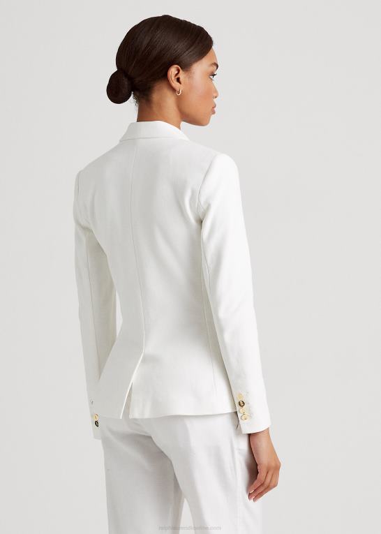 hvid Kvinder Ralph Lauren bullion jacquard blazer Z426B3778