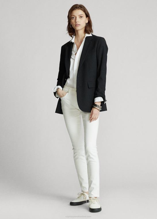 sort Kvinder Ralph Lauren blazer i uldblanding Z426B4757