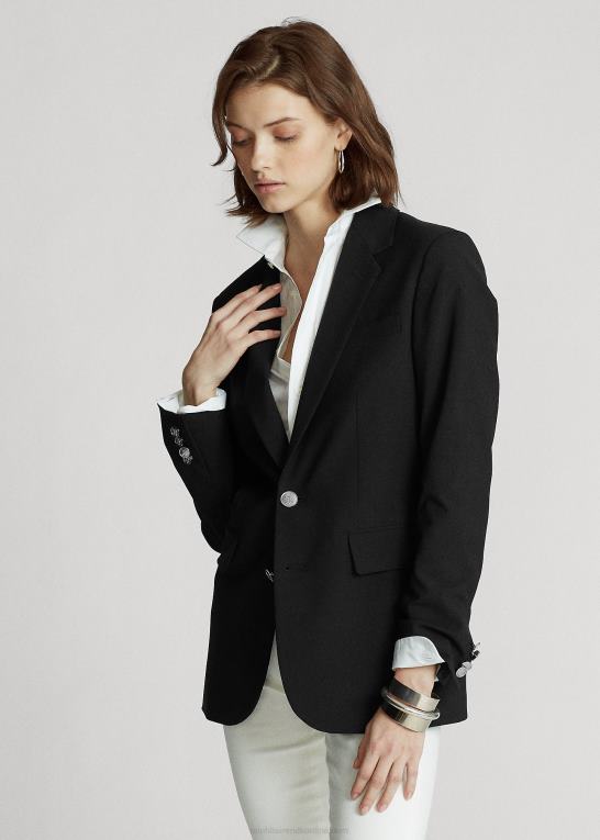 sort Kvinder Ralph Lauren blazer i uldblanding Z426B4757