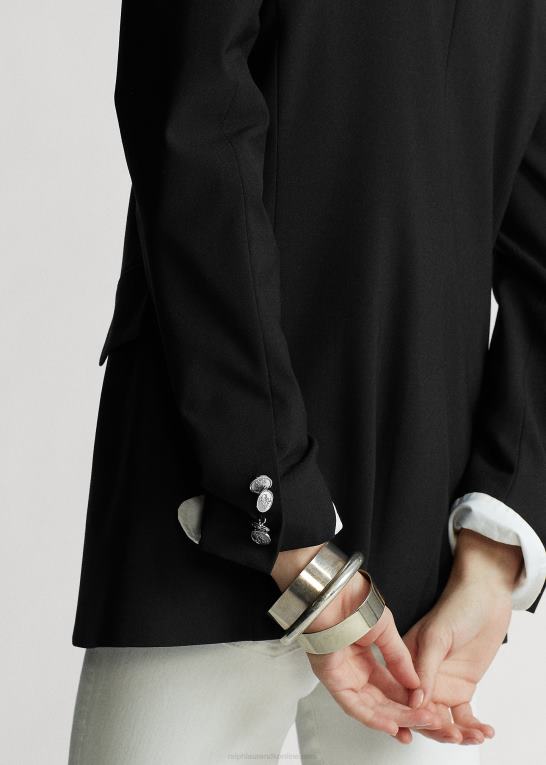 sort Kvinder Ralph Lauren blazer i uldblanding Z426B4757