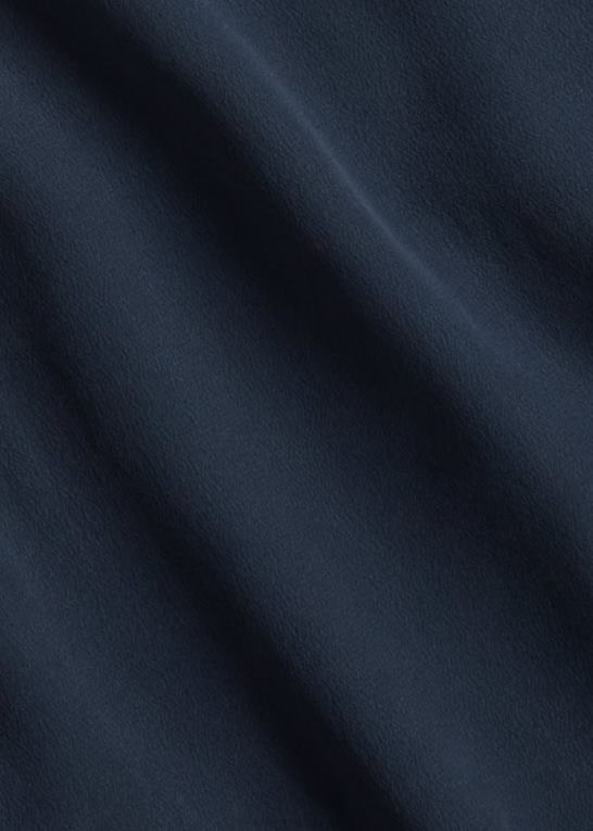 flåde Kvinder Ralph Lauren silke crepe bluse Z426B3662