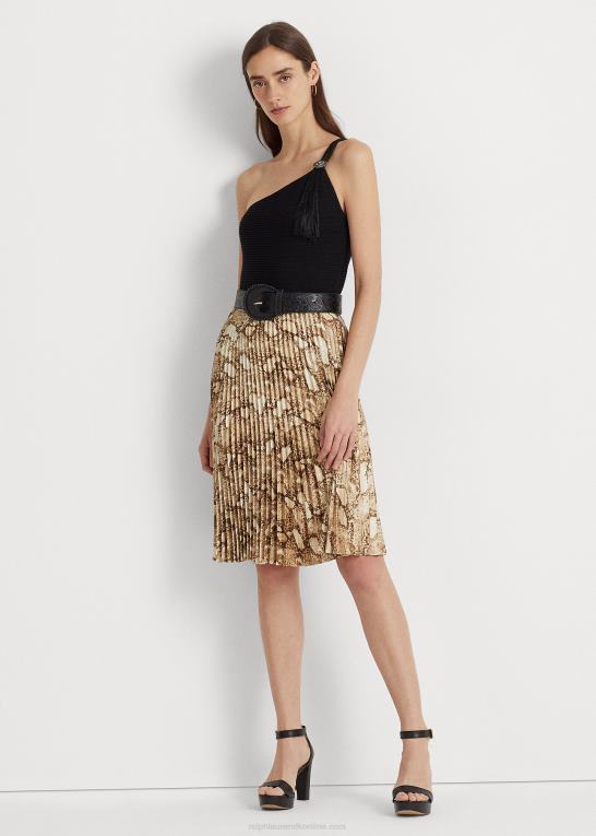 sort Kvinder Ralph Lauren en-skulder top i bomuldsblanding Z426B9509