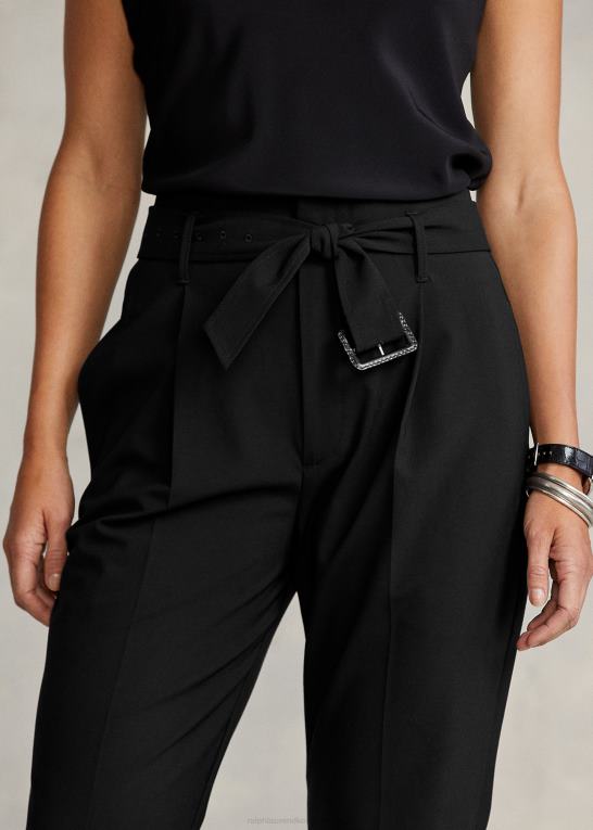 Kvinder Ralph Lauren bukser med lige ben med bælte Z426B4758