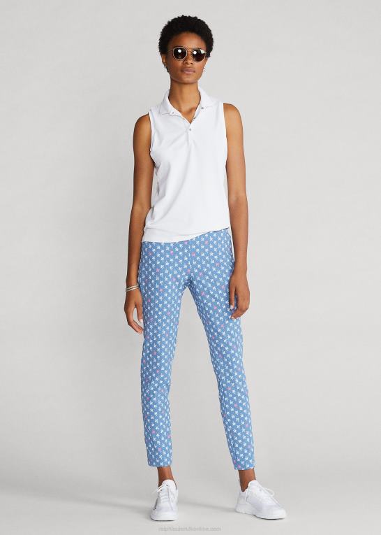 Kvinder Ralph Lauren strækbukser med palme-motiv Z426B9496