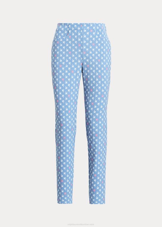 Kvinder Ralph Lauren strækbukser med palme-motiv Z426B9496