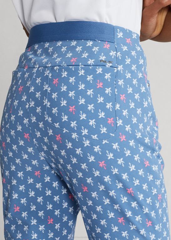 Kvinder Ralph Lauren strækbukser med palme-motiv Z426B9496