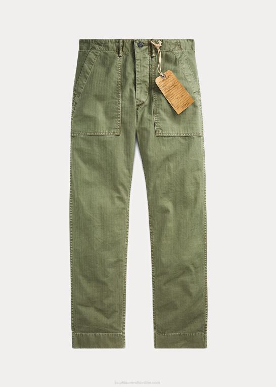 brewster grøn Kvinder Ralph Lauren brugsbukser i bomuld Z426B3609