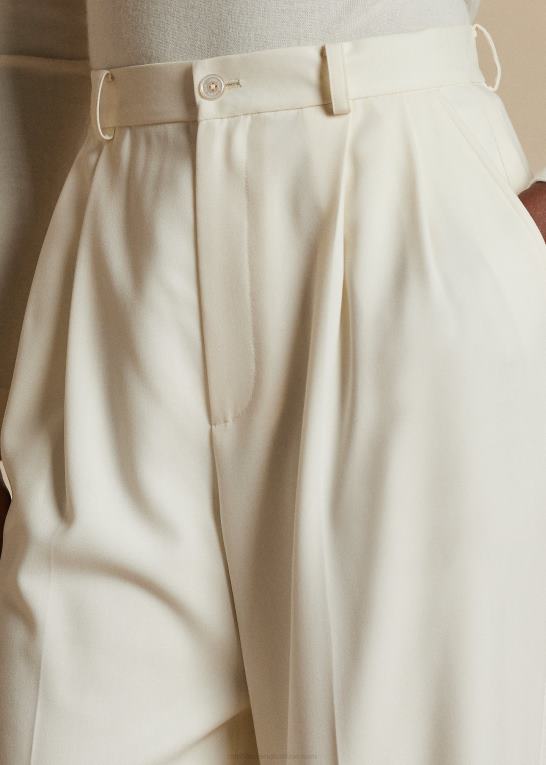 fløde Kvinder Ralph Lauren andela uld-blend pant Z426B9356