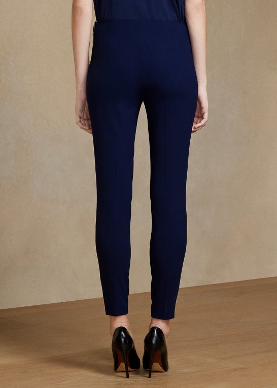 flåde Kvinder Ralph Lauren annie stretch uldbukser Z426B9365