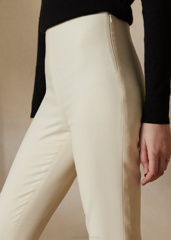 fløde Kvinder Ralph Lauren annie stretch uldbukser Z426B9366