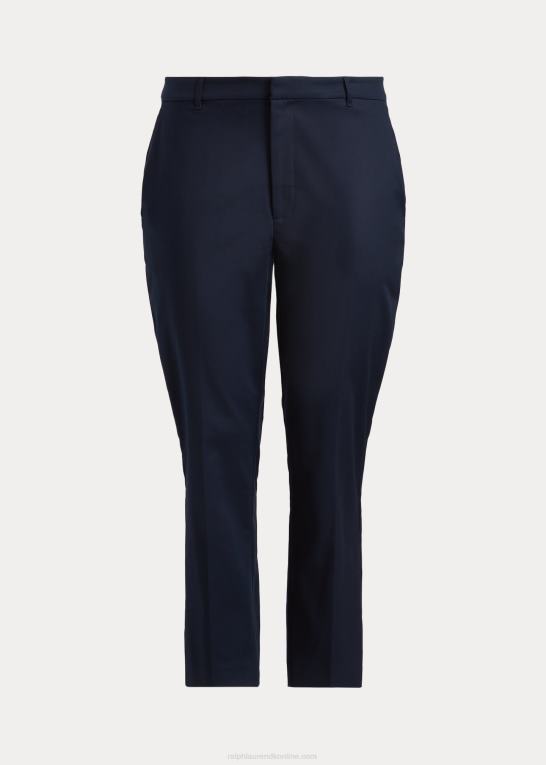 flåde Kvinder Ralph Lauren dobbeltsidet stretch bomuldsbukser Z426B4634