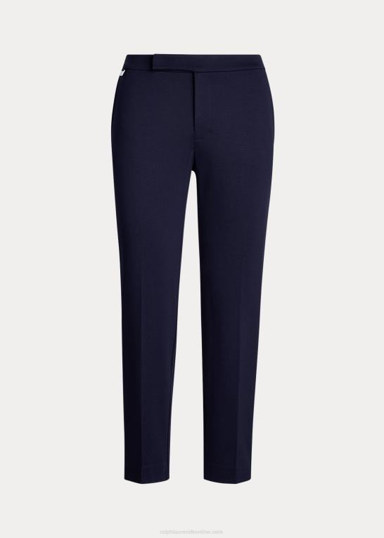 flåde Kvinder Ralph Lauren lige ponte bukser Z426B9459