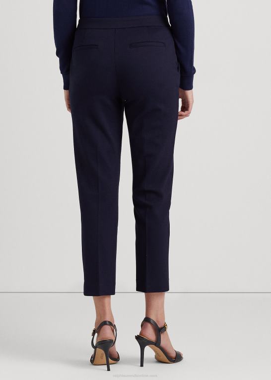 flåde Kvinder Ralph Lauren lige ponte bukser Z426B9459