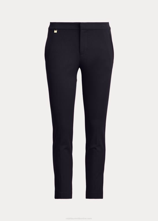 flåde Kvinder Ralph Lauren skinny bukser i stretch i bomuld Z426B4166