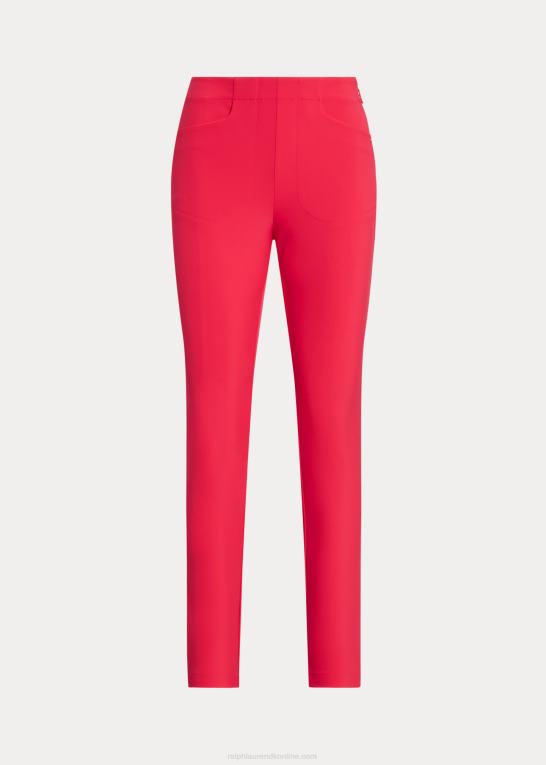 hårdfør rød Kvinder Ralph Lauren stretch atletisk buks Z426B3686