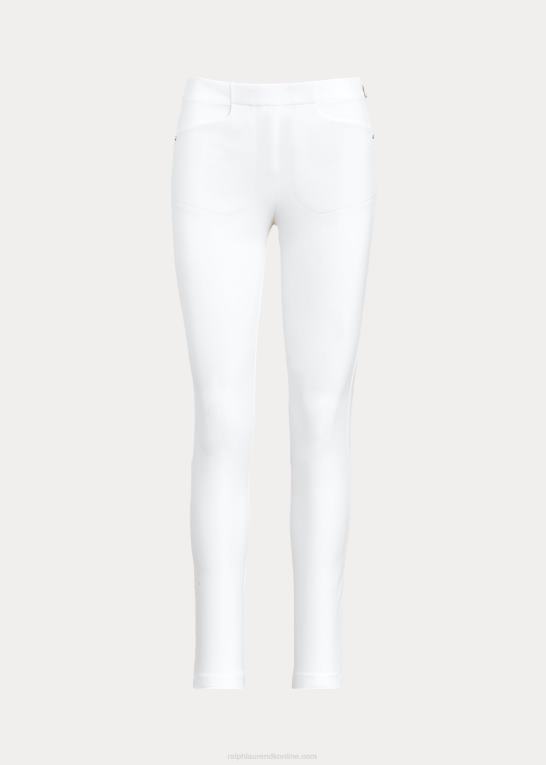 hvid Kvinder Ralph Lauren stretch atletisk buks Z426B3688