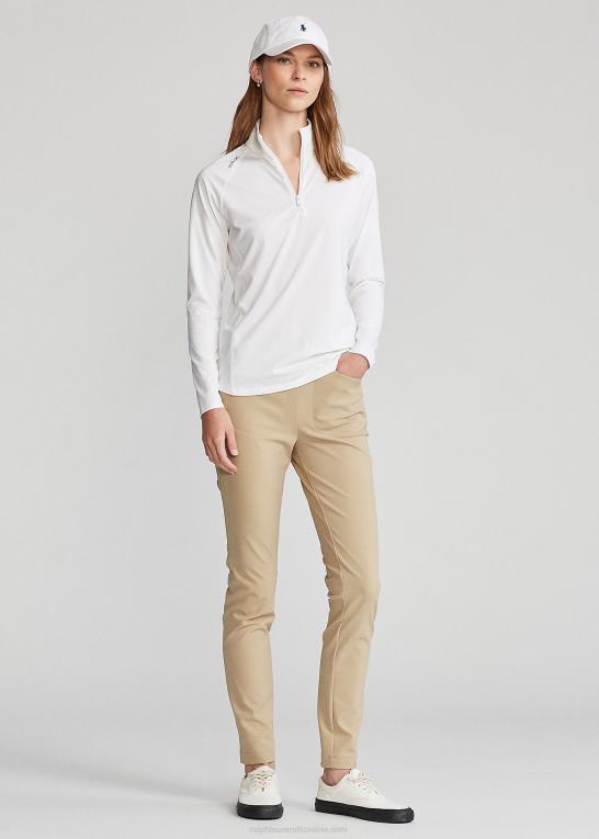 klassisk kaki Kvinder Ralph Lauren stretch atletisk buks Z426B3690
