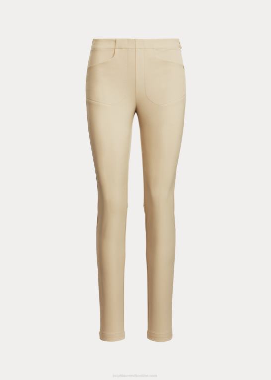 klassisk kaki Kvinder Ralph Lauren stretch atletisk buks Z426B3690