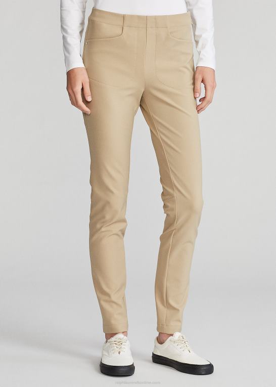 klassisk kaki Kvinder Ralph Lauren stretch atletisk buks Z426B3690