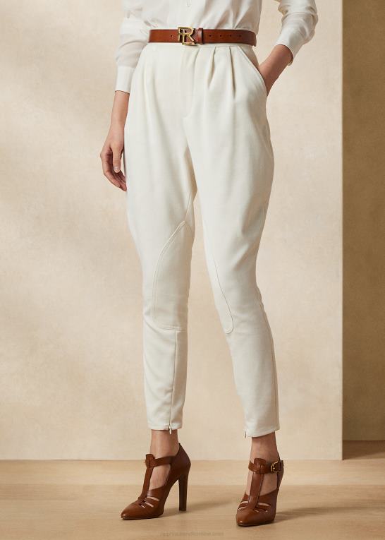 lux creme Kvinder Ralph Lauren harrison kavaleri twill jodhpur bukser Z426B3564