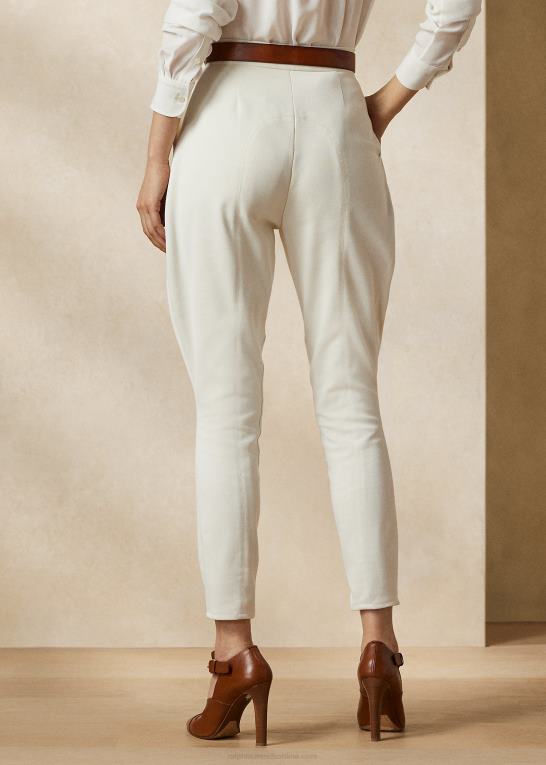 lux creme Kvinder Ralph Lauren harrison kavaleri twill jodhpur bukser Z426B3564