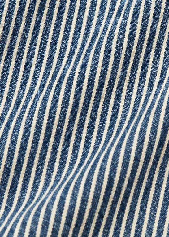 nichols indigo vask Kvinder Ralph Lauren stribet sildebensbuks med spænde bagpå Z426B3658